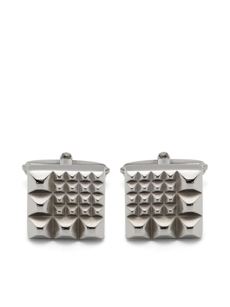 Lanvin studded square cufflinks - Silver Cover