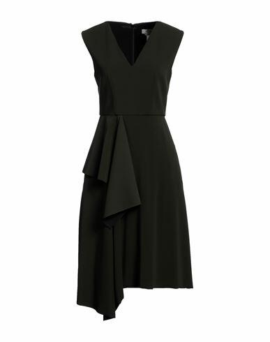 Sportmax Woman Midi dress Dark green Polyester Cover