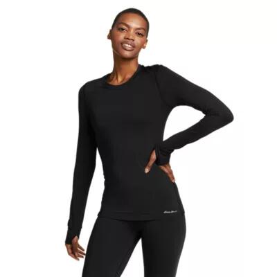 Eddie Bauer Women's Brushed Baselayer Crew Cover