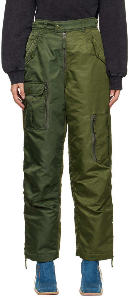 Andersson Bell Khaki Kaia Flight Trousers Cover