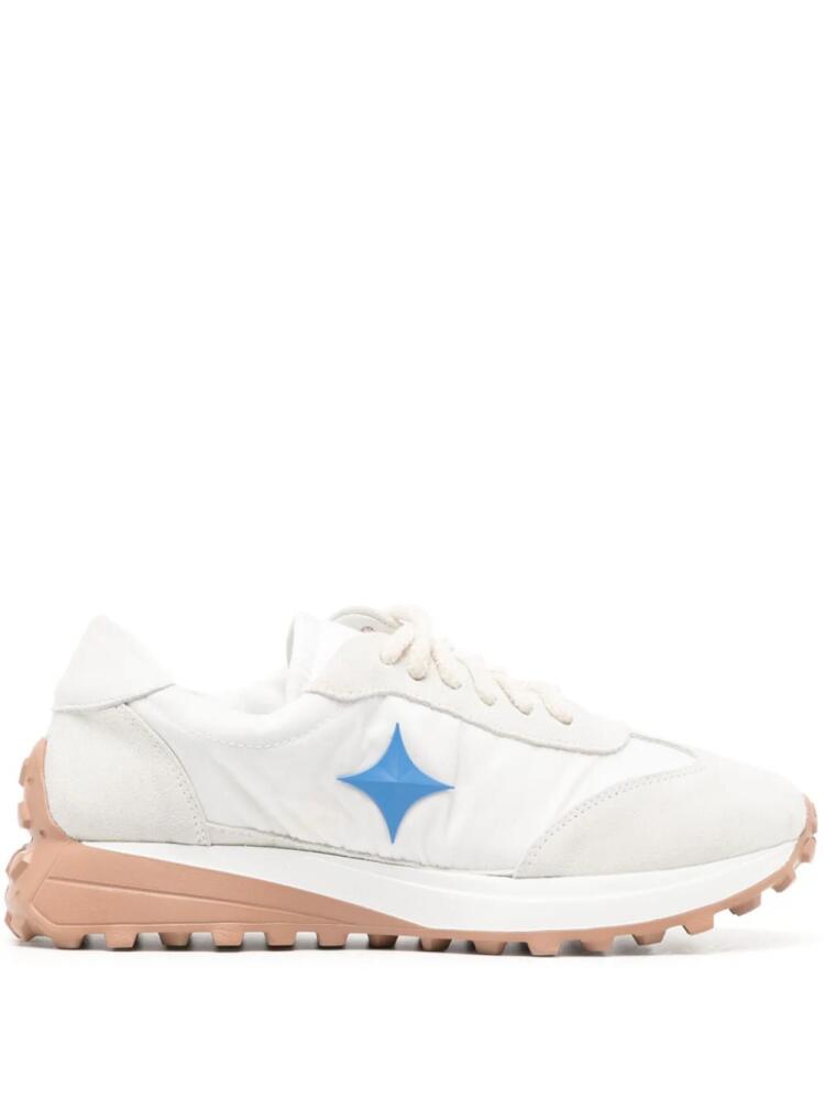 Madison.Maison Star suede-trimmed sneakers - White Cover