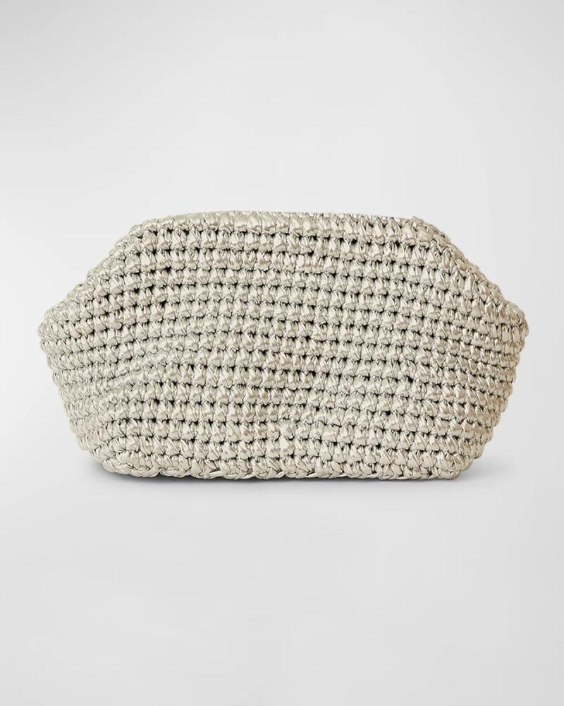 BTB Los Angeles Nova Woven Metallic Leather Clutch Bag Cover