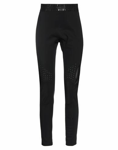 Moncler Woman Leggings Black Polyamide, Elastane Cover