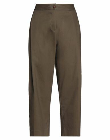 Nora Barth Woman Pants Khaki Cotton, Elastane Cover