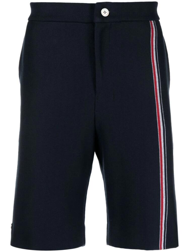 Thom Browne RWB Stripe bermuda shorts - Blue Cover