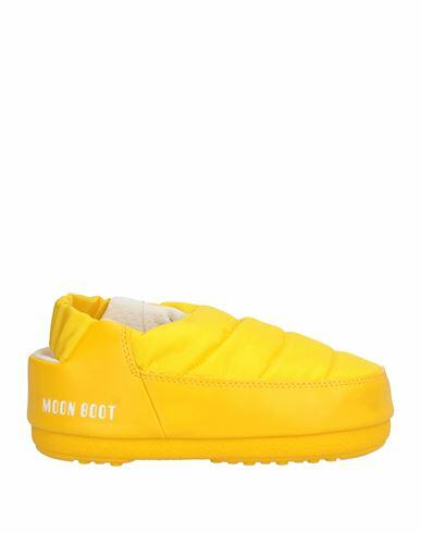 Moon Boot Woman Sneakers Yellow Textile fibers Cover