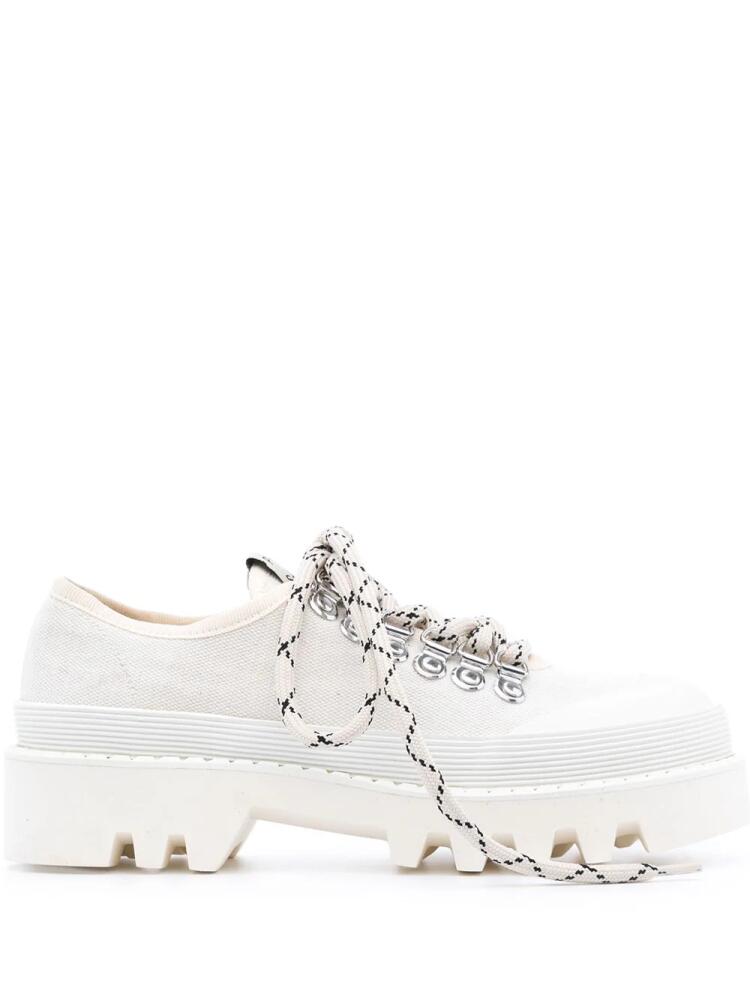 Proenza Schouler City lug-sole lace-up shoes - White Cover