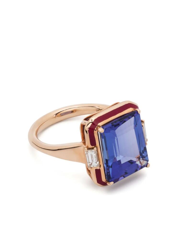 Selim Mouzannar 18kt rose gold Gemma tanzanite and diamond ring - Pink Cover