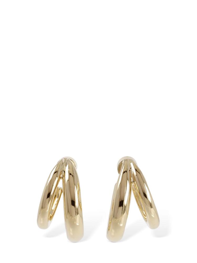 JENNIFER FISHER Double Natasha Lilly Huggie Earrings Cover