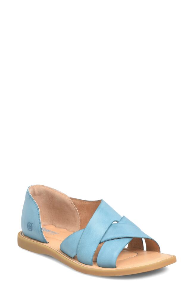 Børn Ithica Strappy Sandal in Teal F/G Cover