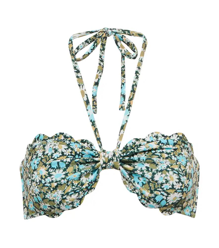 Marysia Chesapeake floral bikini top Cover