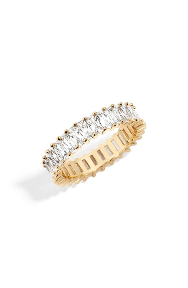 BaubleBar Mini Alidia Baguette Ring in Clear Cover