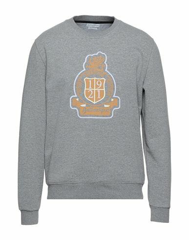 Ballantyne Man Sweatshirt Light grey Cotton, Polyester Cover