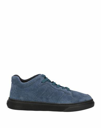 Hogan Man Sneakers Midnight blue Leather Cover