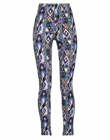 Pucci Woman Leggings Purple Viscose, Polyamide, Elastane Cover