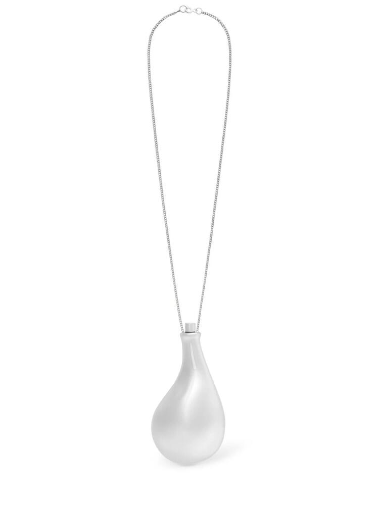 COURREGES Flask Metal Chain Necklace Cover