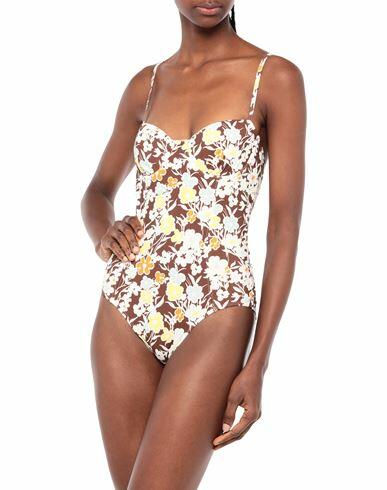 Tory Burch Woman One-piece swimsuit Brown Polyamide, Elastane Cover