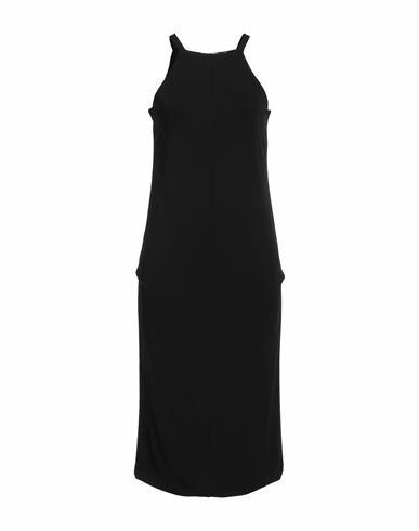 Sportmax Woman Midi dress Black Viscose, Elastane Cover