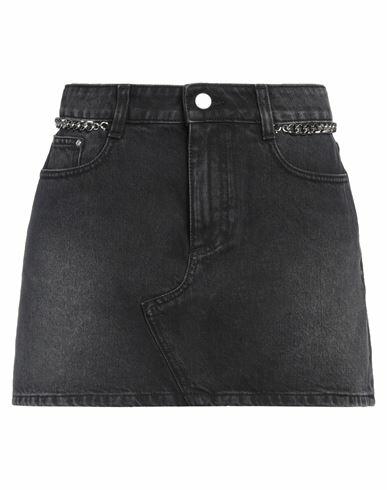 Stella Mccartney Woman Denim skirt Black Cotton Cover