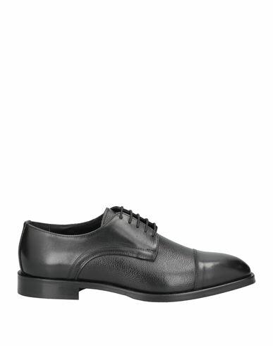 Baldinini Man Lace-up shoes Black Calfskin Cover