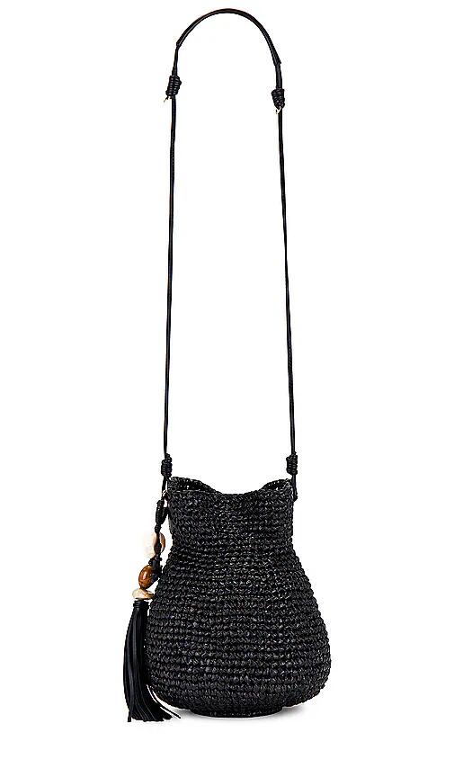 Ulla Johnson Tulip Basket Bag in Black Cover