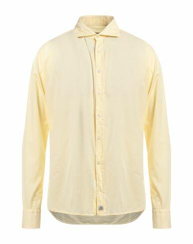 Sonrisa Man Shirt Yellow Cotton Cover