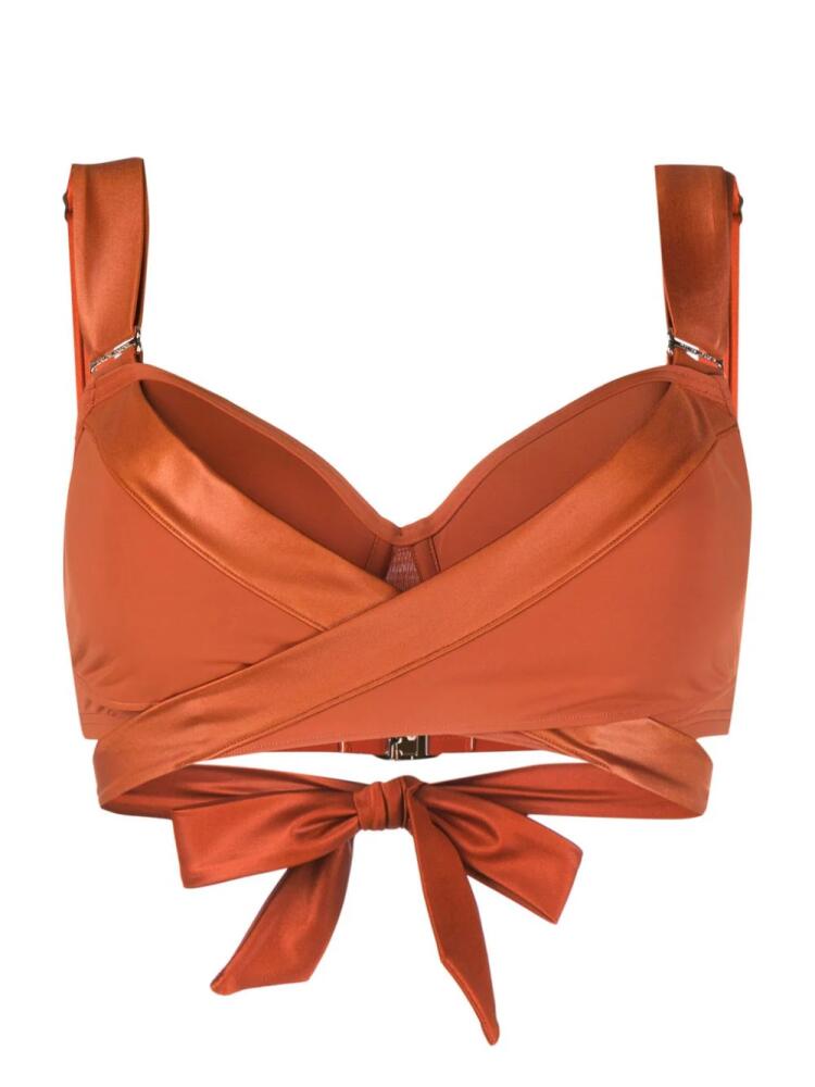 Marlies Dekkers Cache Coeur padded bikini top - Orange Cover