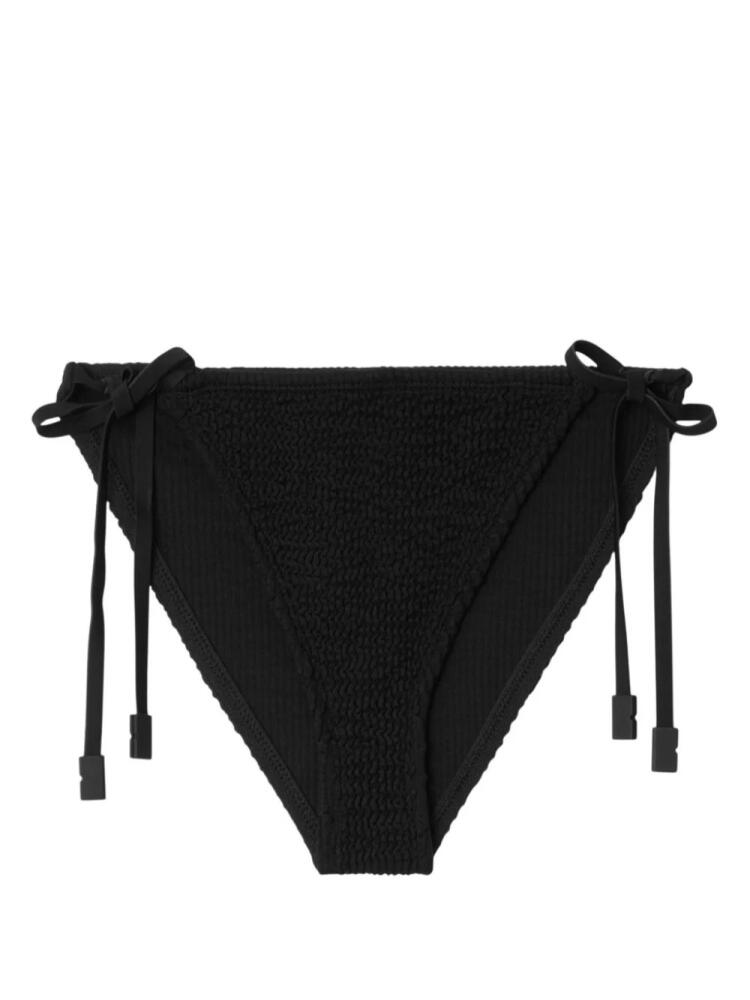 Burberry crinkled bikini briefs - Black Cover