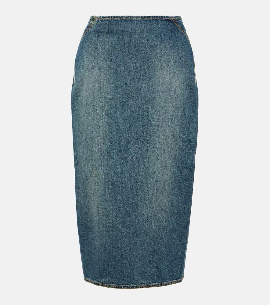 Alaïa Denim pencil skirt Cover