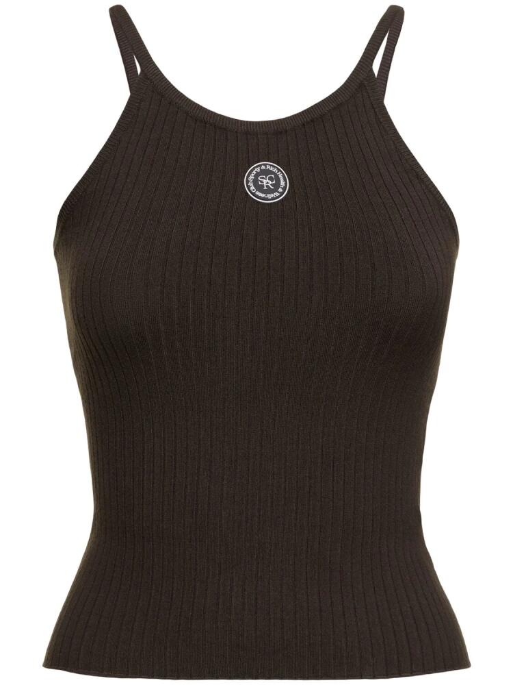 SPORTY & RICH Srhwc Ribbed Tank Top Cover