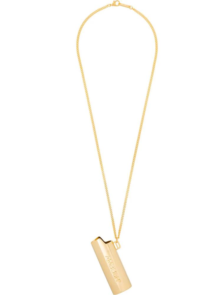 AMBUSH Lighter pendant necklace - Gold Cover