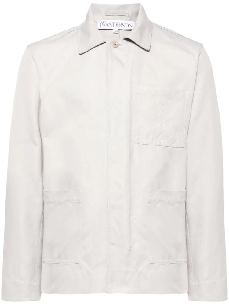 JW Anderson patch-pocket jacket - Grey Cover