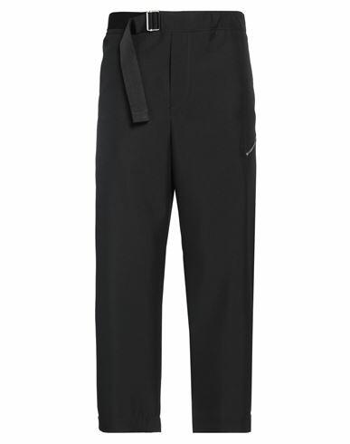 Oamc Man Pants Black Polyester, Virgin Wool, Elastane Cover