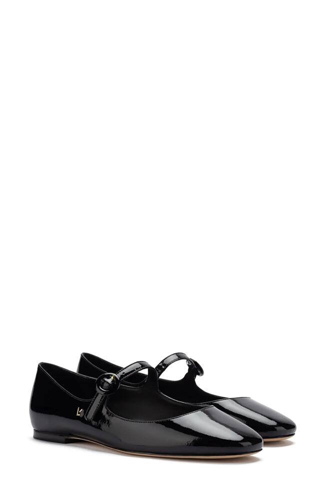 Larroudé Blair Mary Jane Flat in Black Cover