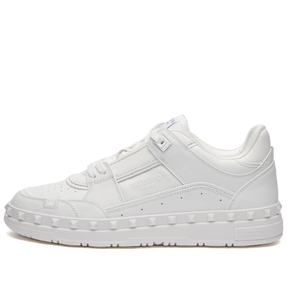 Valentino Men's Free Dots Court Sneakers in White Cover