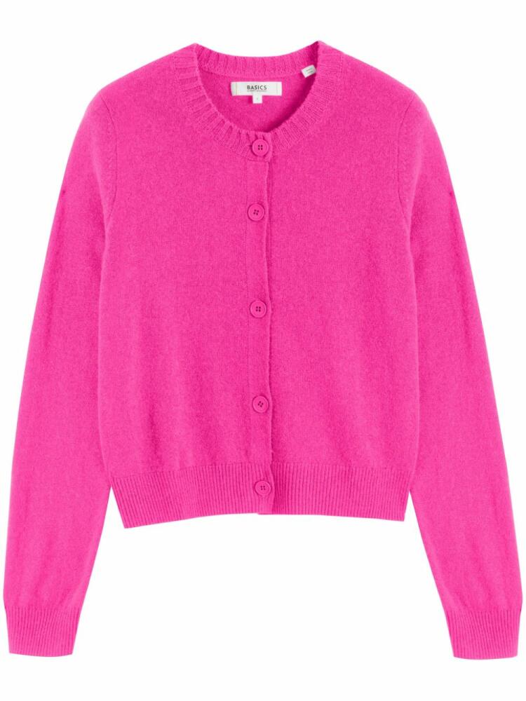 Chinti & Parker crew-neck knitted cardigan - Pink Cover