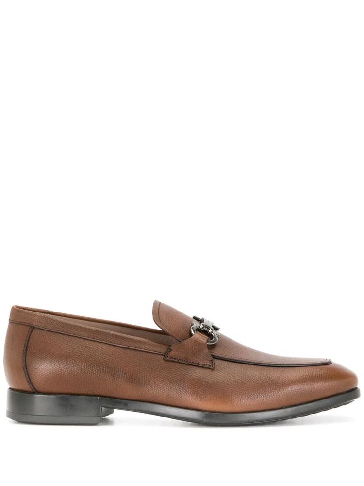 Ferragamo Ree Gancini loafers - Brown Cover