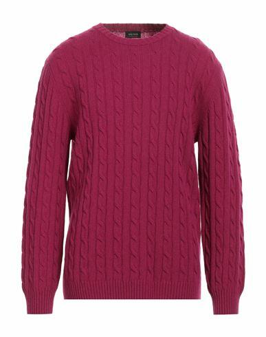 Heritage Man Sweater Magenta Wool, Polyamide Cover