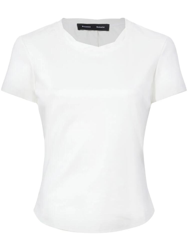 Proenza Schouler Maren organic cotton T-shirt - White Cover