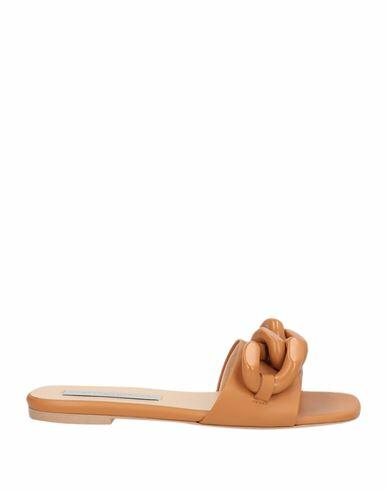 Stella Mccartney Woman Sandals Camel Textile fibers Cover