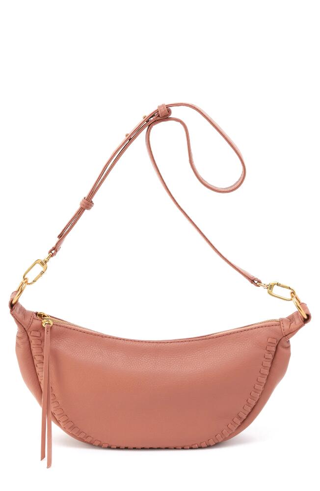 HOBO Knox Leather Crescent Crossbody Bag in Cork Cover