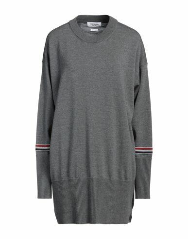 Thom Browne Woman Sweater Grey Virgin Wool Cover