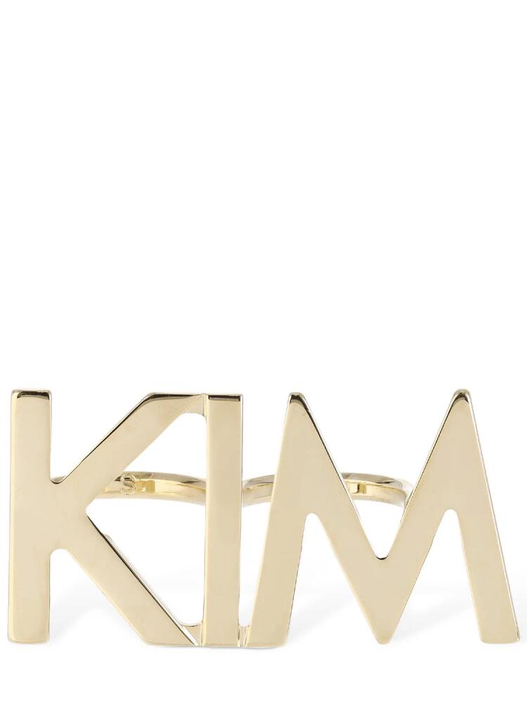 DOLCE & GABBANA Kim Letters Double Ring Cover