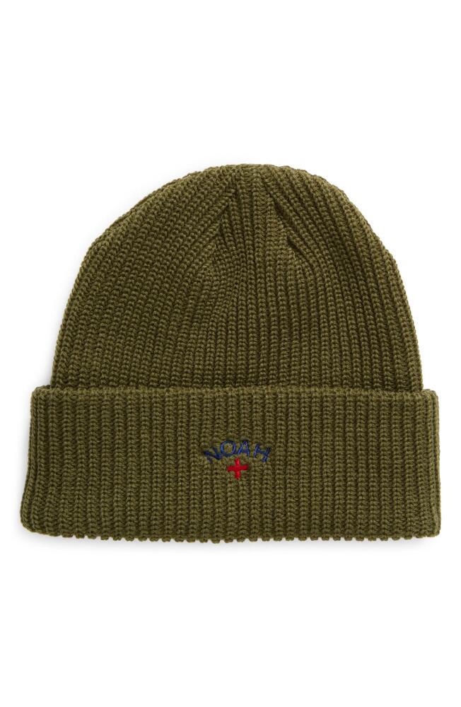 Noah Core Logo Beanie in Olive Cover