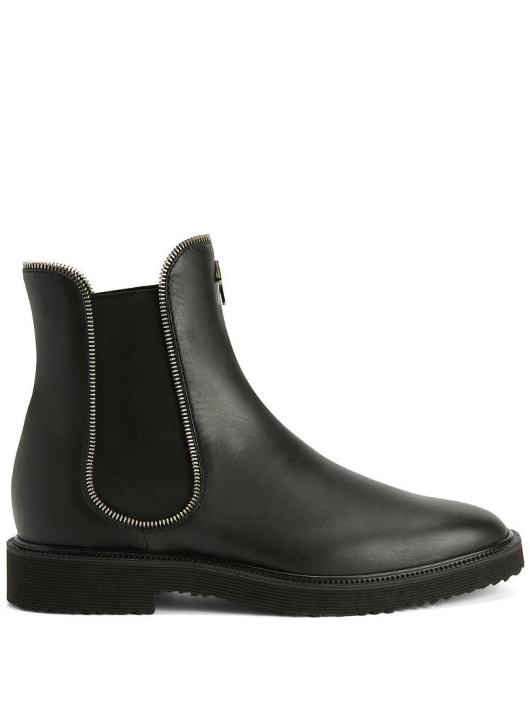 Giuseppe Zanotti zipper-lined leather boots - Black Cover