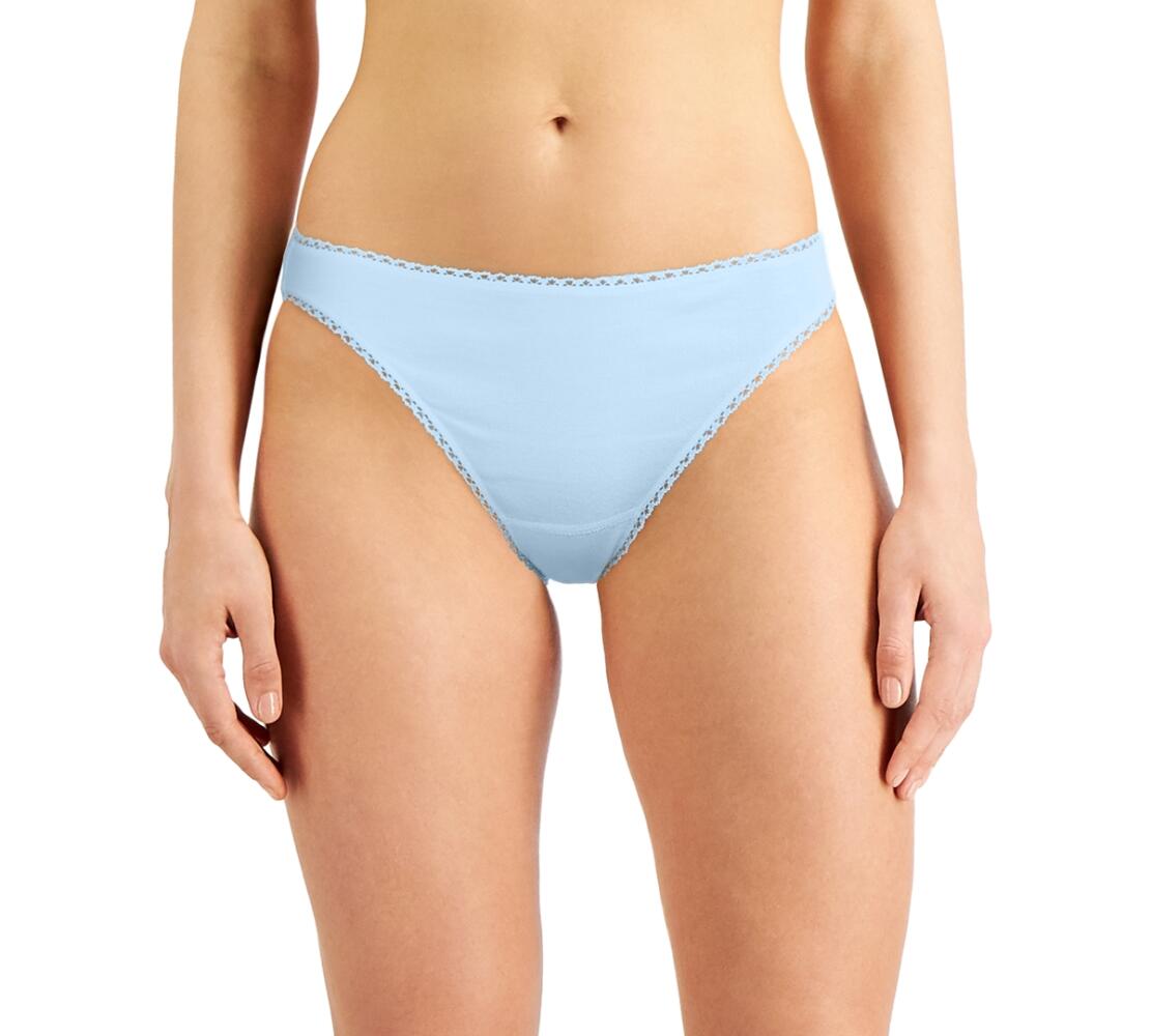 Charter Club Women's Everyday Cotton Bikini Underwear, Created for Macy's - Airy Blue Cover