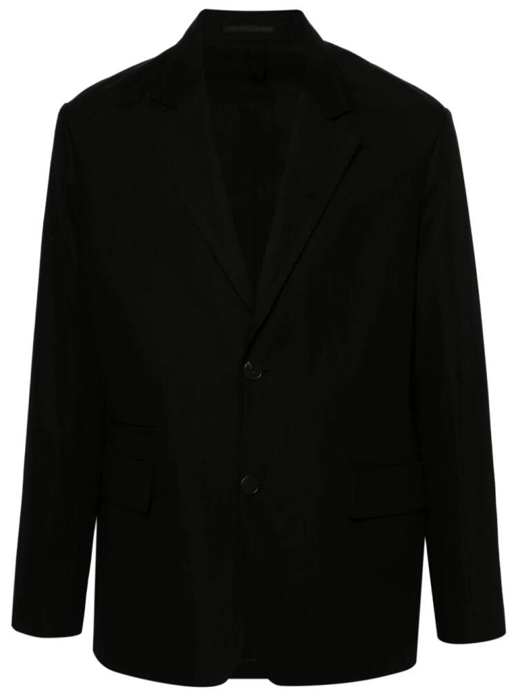 Lanvin notched-lapels single-breasted blazer - Black Cover