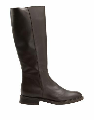 Leonardo Principi Woman Boot Dark brown Calfskin Cover