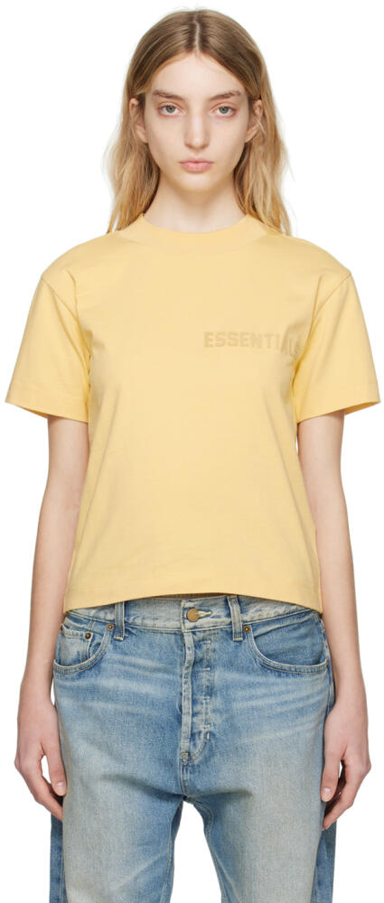 Fear of God ESSENTIALS Yellow Crewneck T-Shirt Cover