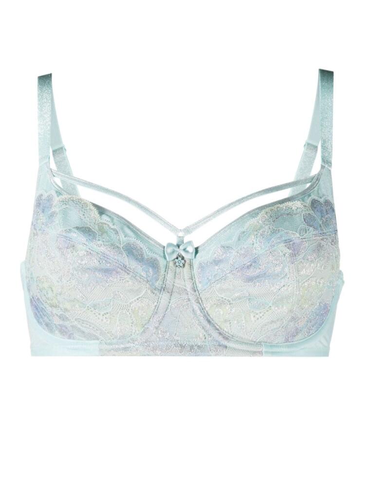 Marlies Dekkers Mariposa unpadded balcony bra - Blue Cover